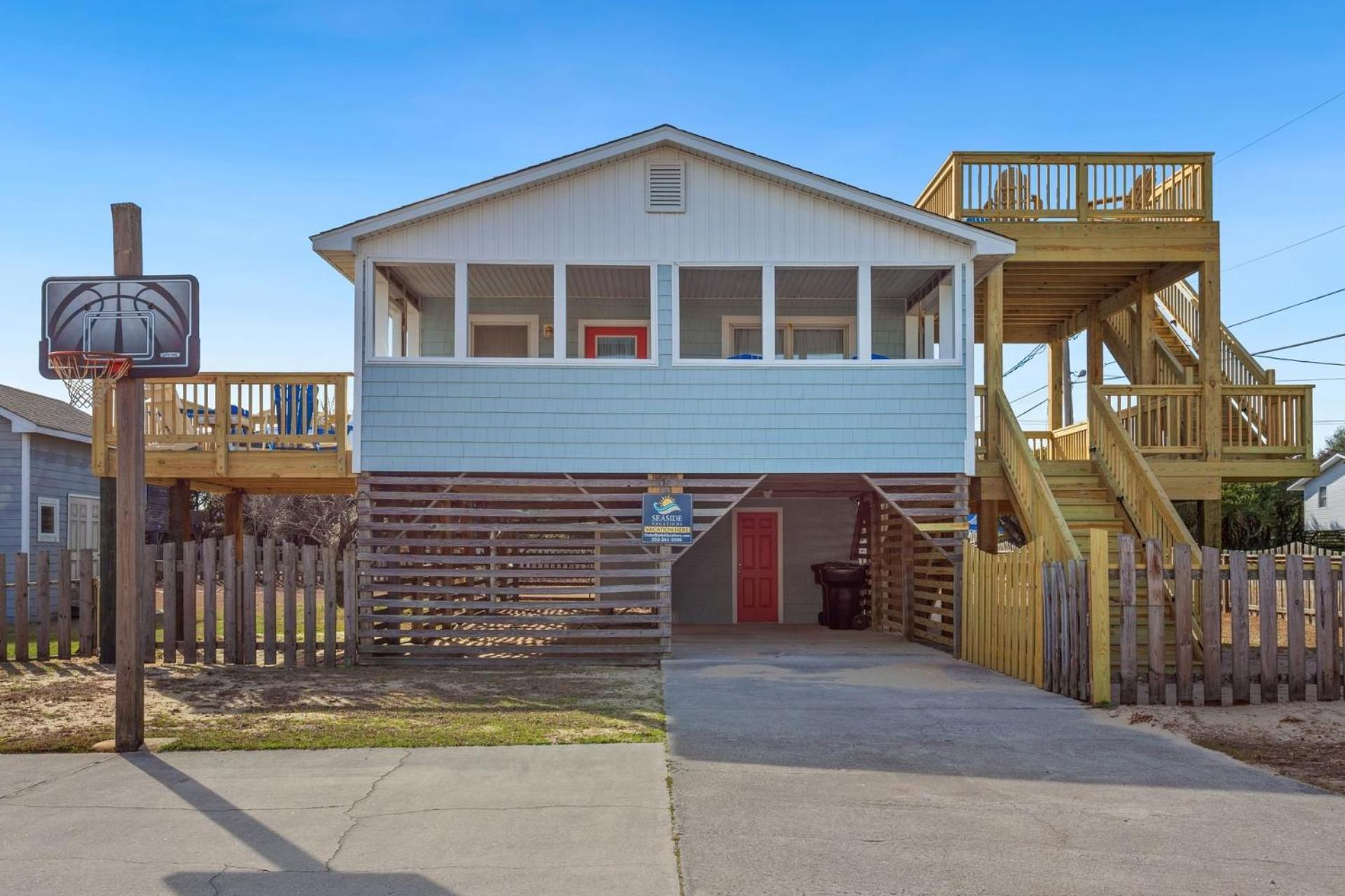 4011 The Dogs House 2 Min Walk To Beach Kitty Hawk Exterior foto